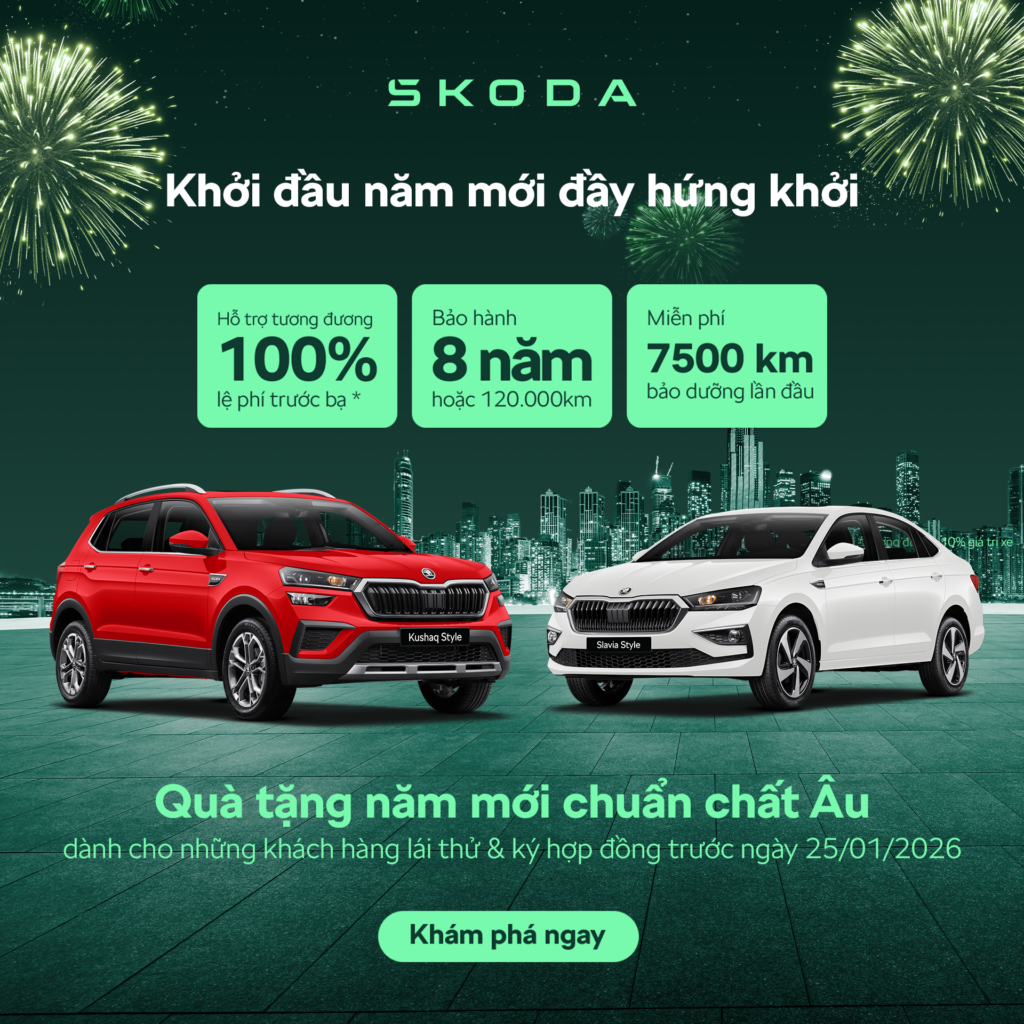 Ưu đãi năm mới cùng Skoda